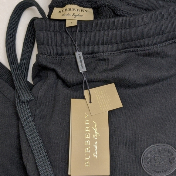 Burberry Sweatpants Men's Black - Brand New! Sz L - Picture 7 of 11